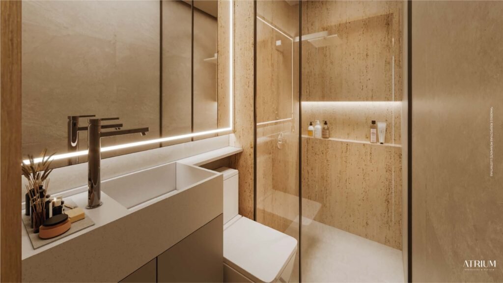 Apartamento de 1 dormitório no Atrium, Vila Ema — com varanda