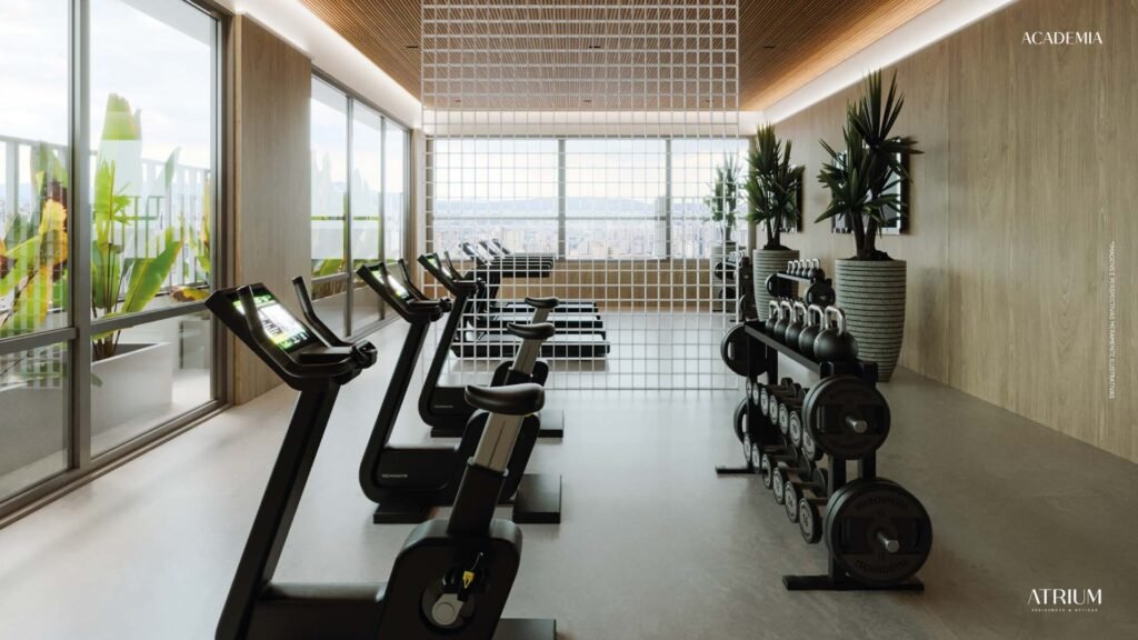 Studio no Atrium, Vila Ema — 29,16 a 32,63 m²